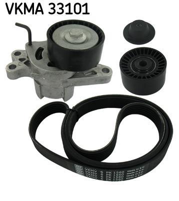 Kit de correias trapezoidais estriadas SKF ref. VKMA 33101